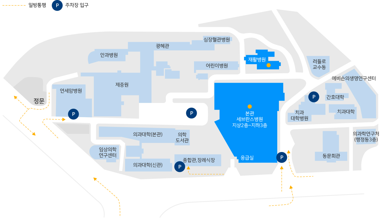 재활병원 지도